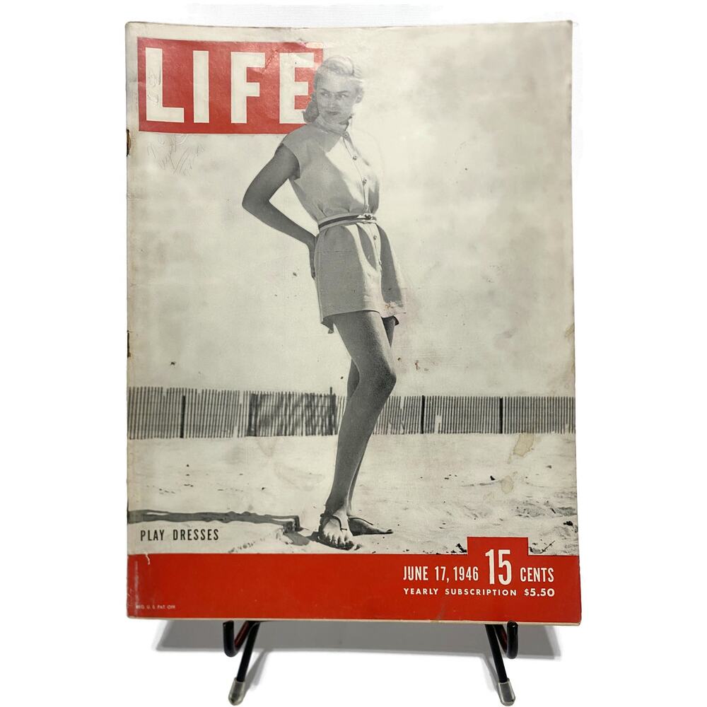 LIFE Magazine June 17 1946 Play Dresses Cover Mary Wolfers